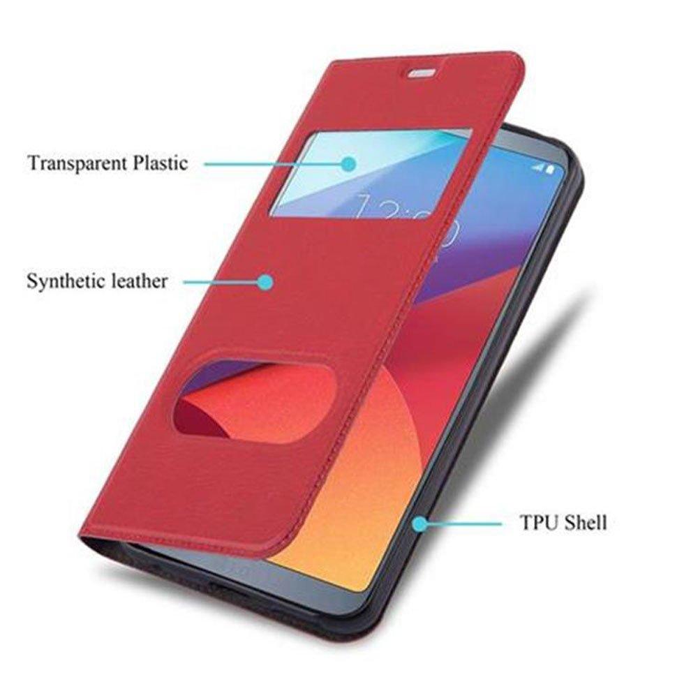 Cadorabo Hülle für LG G6 Magnetverschluss, 2 Sichtfenstern