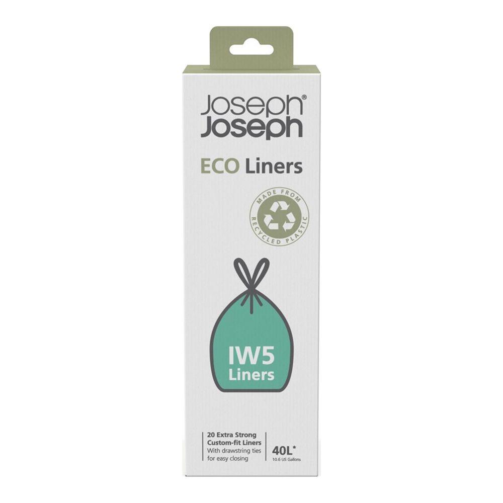 Joseph Joseph IW4 40 L Eco Müllbeutel Recycelte Müllbeutel 20erPack Grau