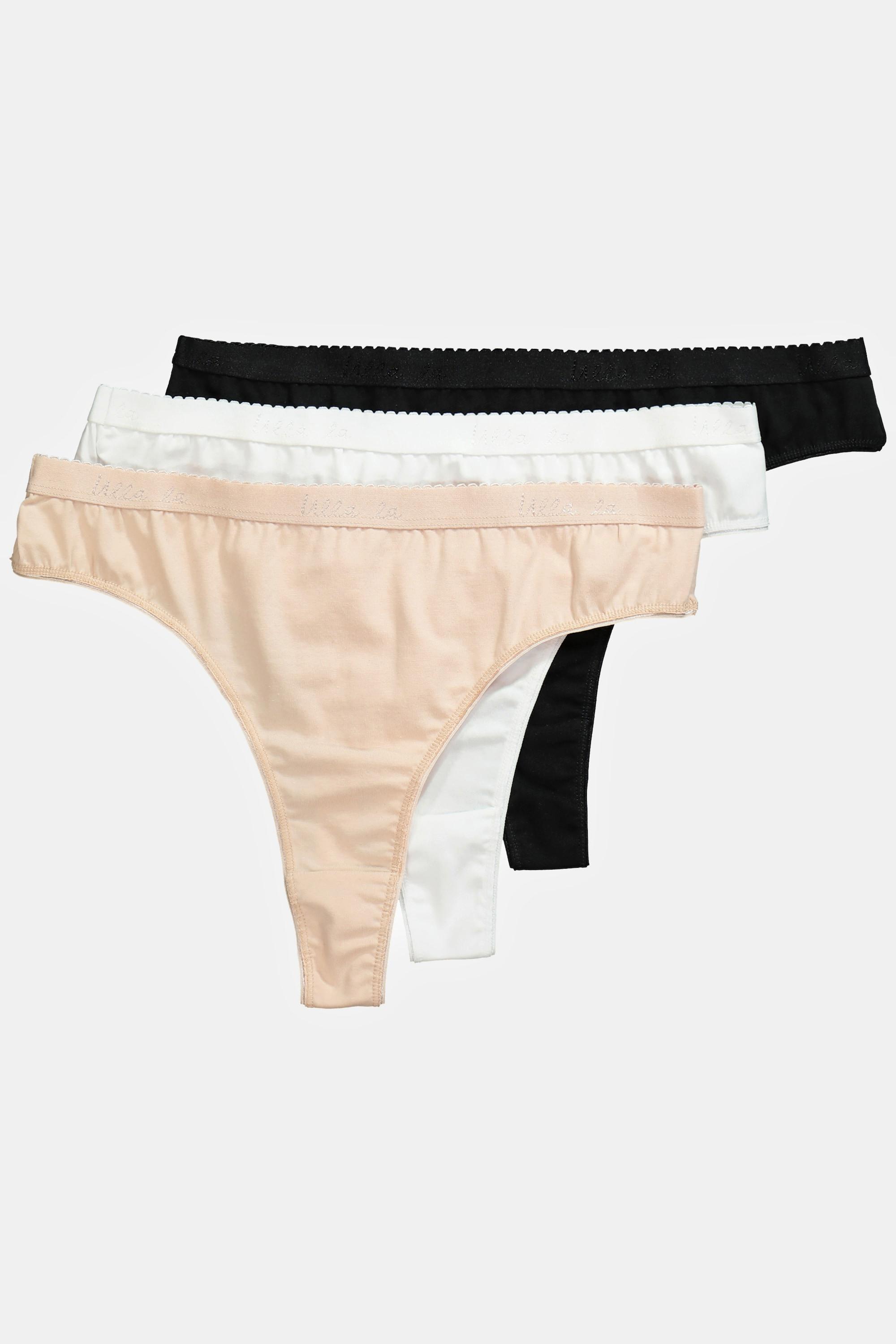 Ulla Popken Strings, 3er-Pack,