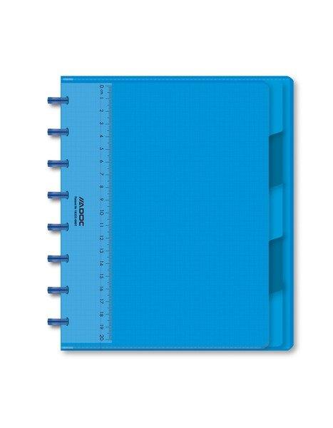 ADOC ADOC Notizheft Pap-Ex A5 3044.204 kariert blau