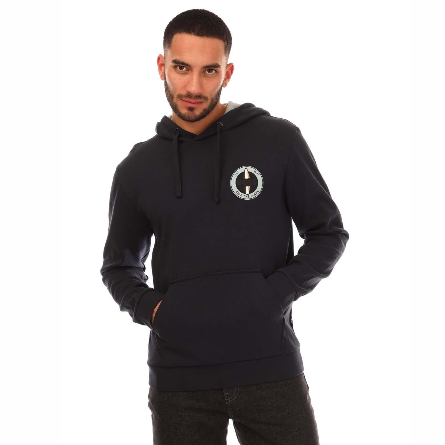 BOSS Kapuzenpullover Aufnähen