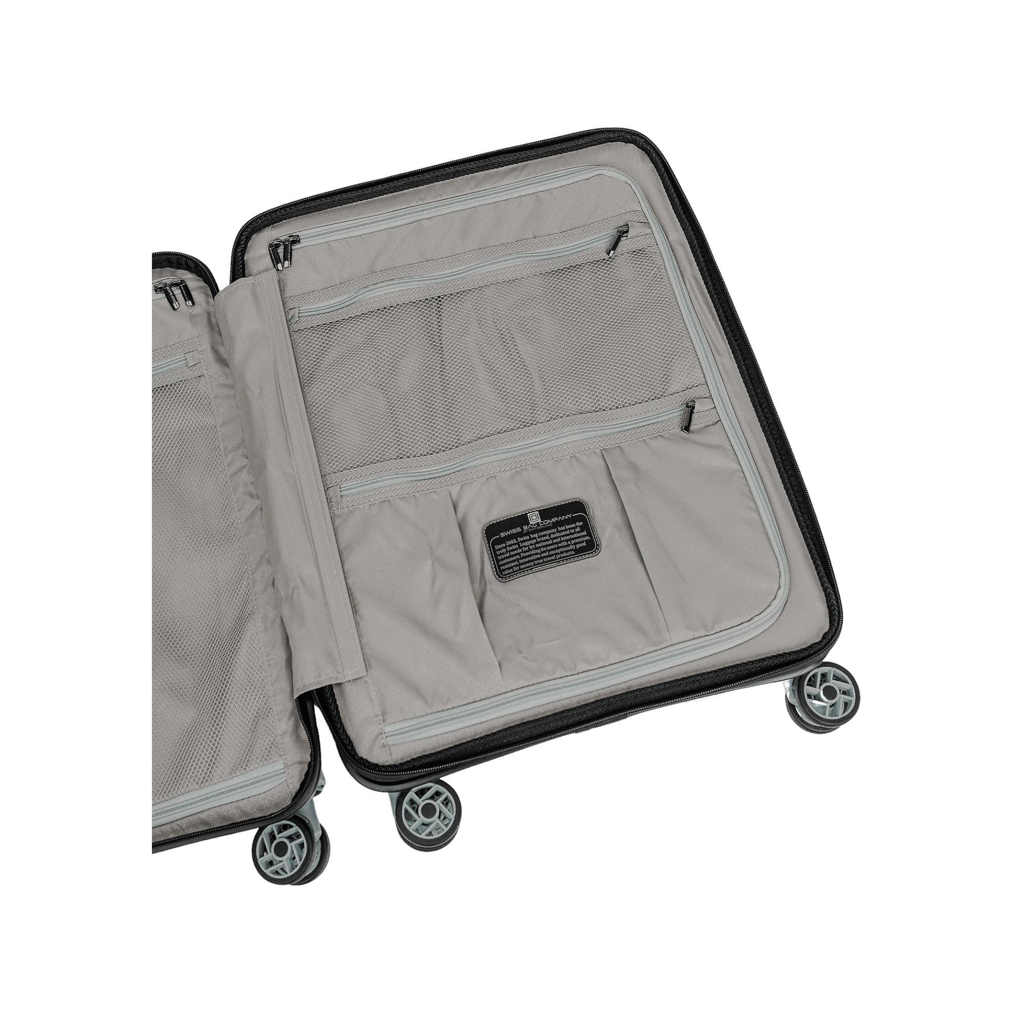 SWISS BAG COMPANY 55 CM, Hartschalenkoffer DIAMOND CUT