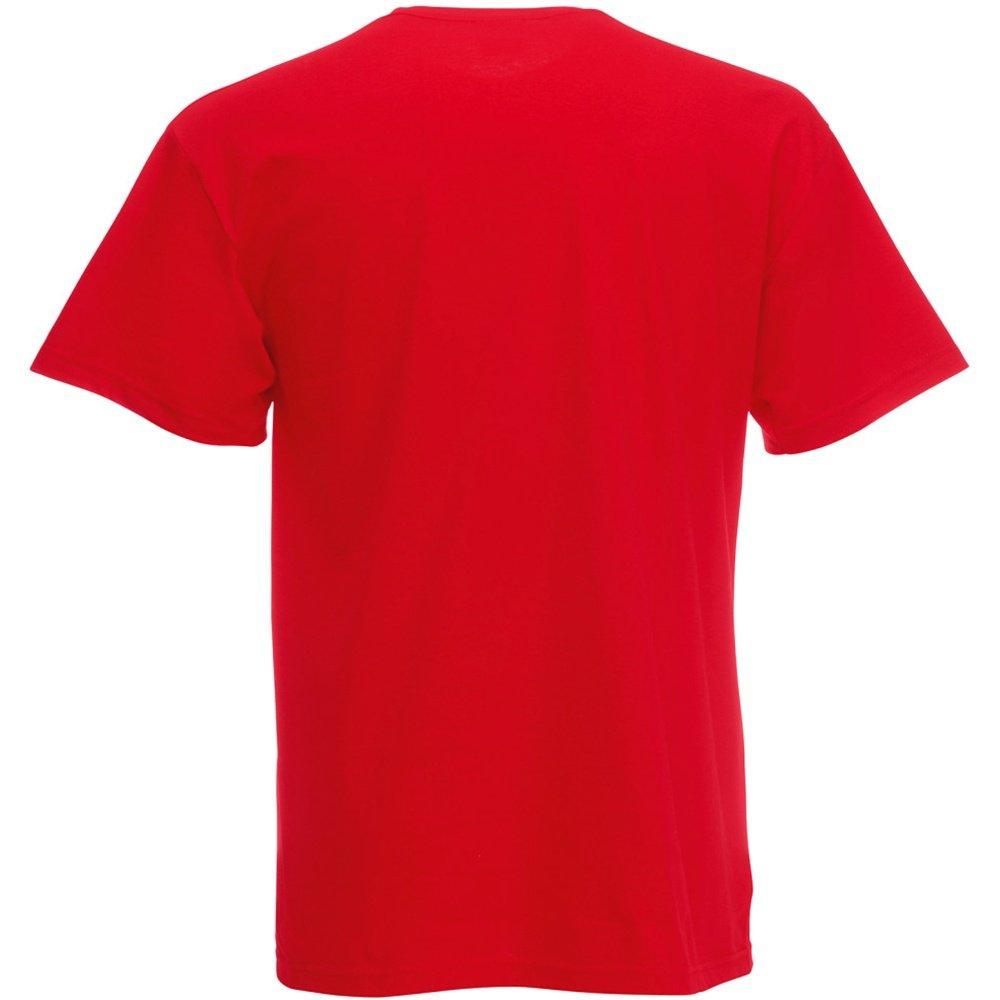 Fruit of the Loom Herren Kurzarm T-Shirt mit V-Ausschnitt