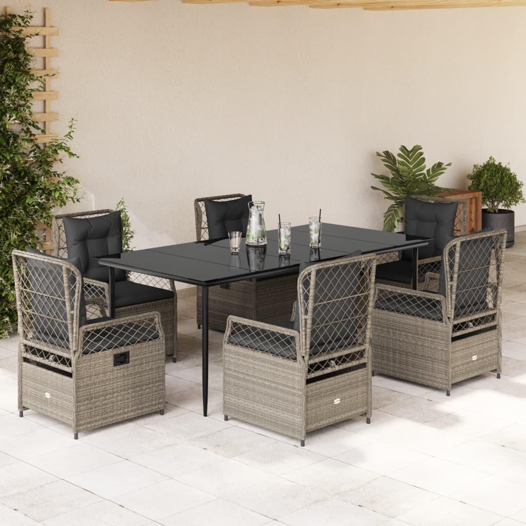 VidaXL Garten essgruppe poly-rattan
