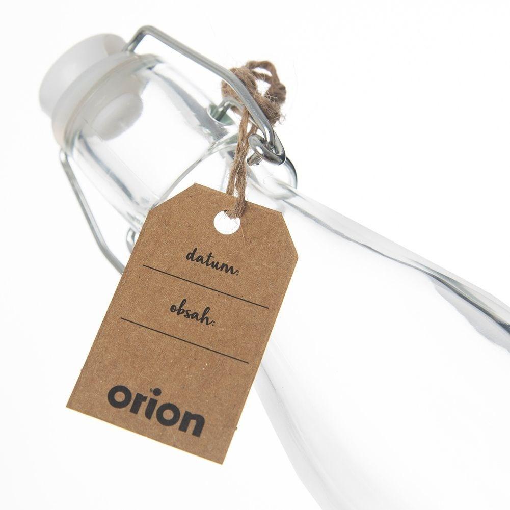 Orion Kleine Glasflasche 160 ml mit dicht schließendem Bügelverschluss