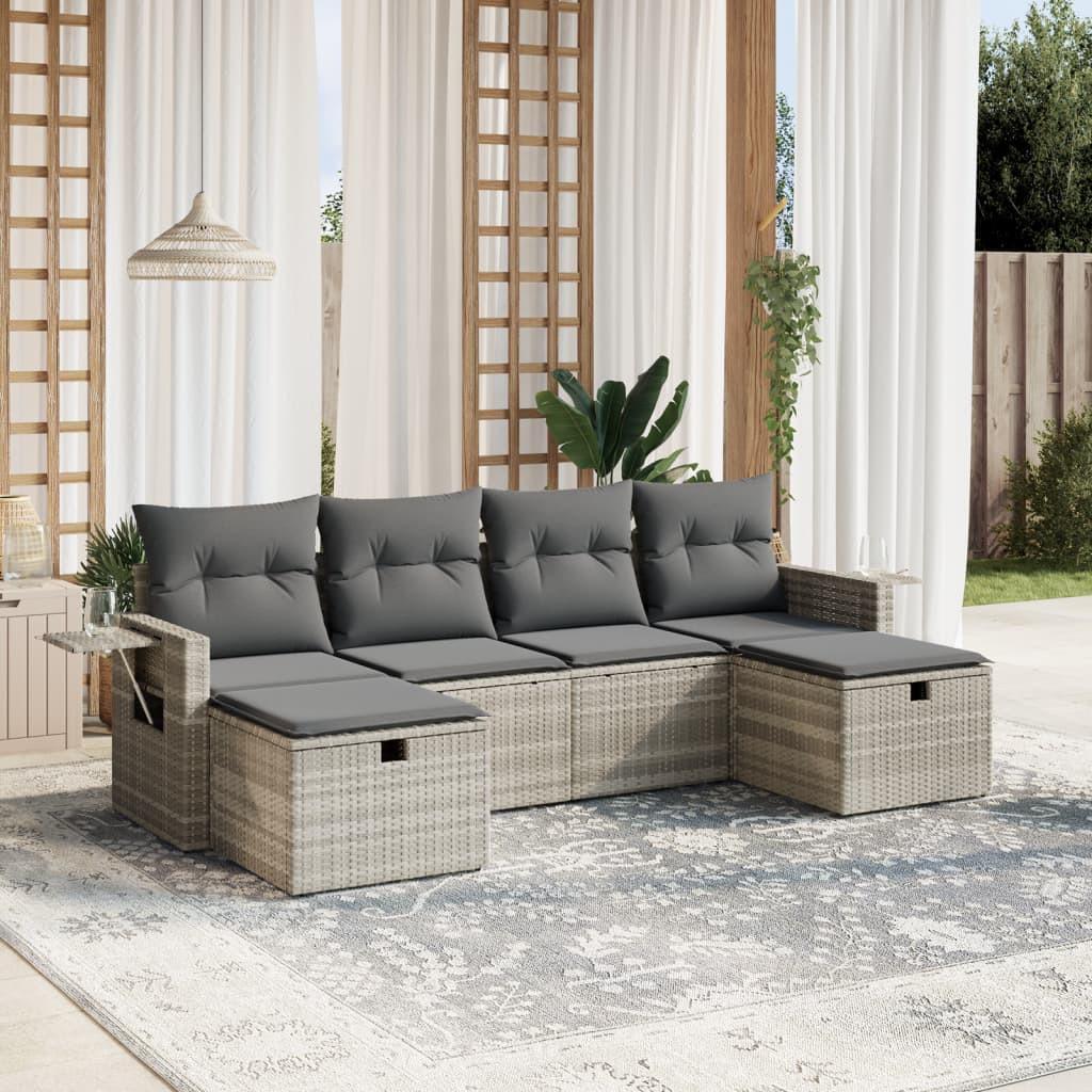 VidaXL Garten sofagarnitur poly-rattan