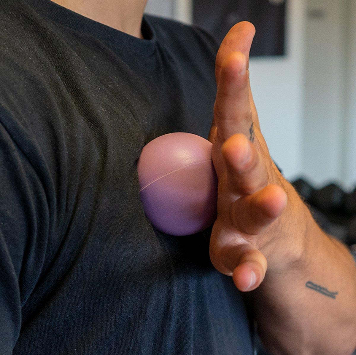 JustFit Massageball aus Ebonit Ø 6cm
