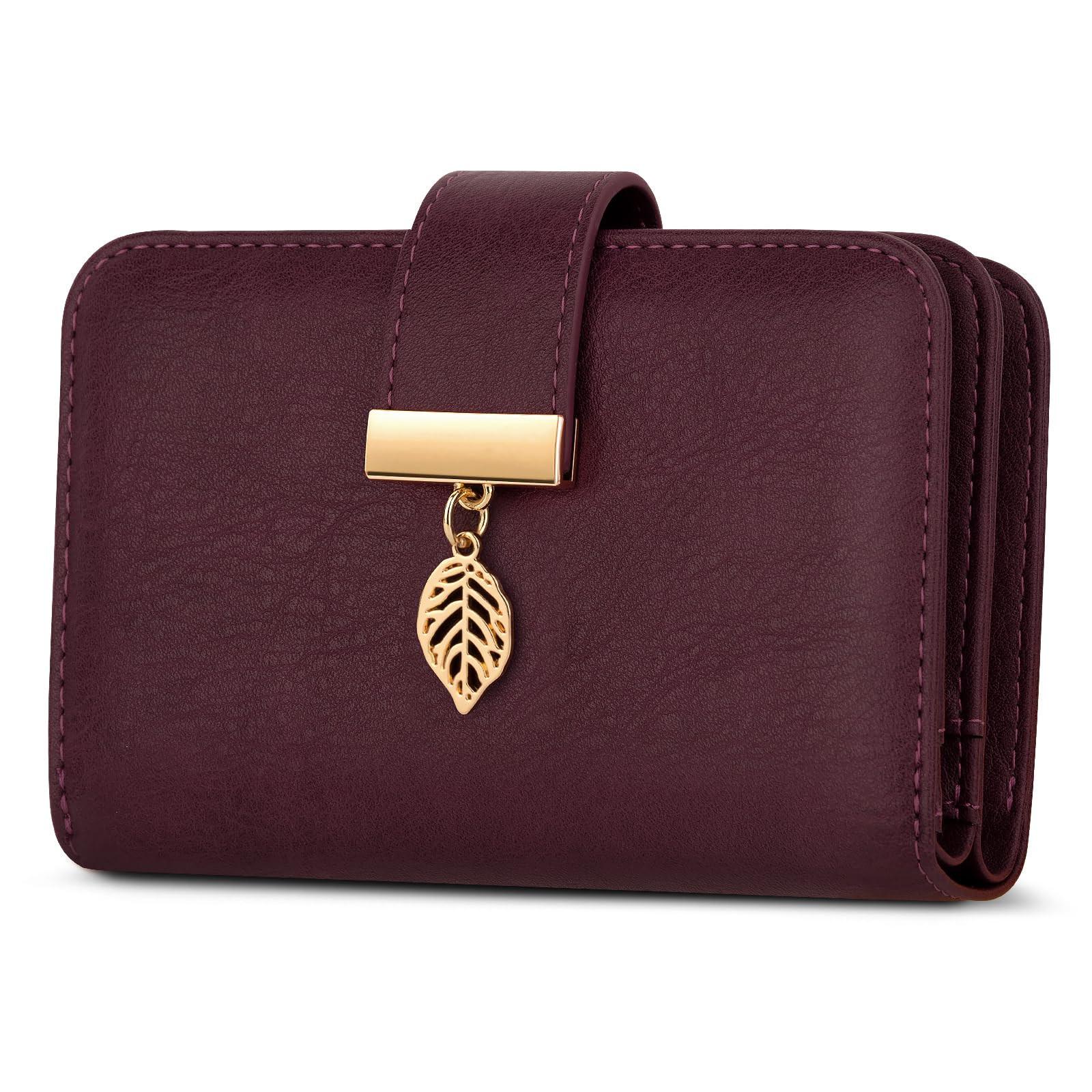 Only-bags.store Ledergeldbörse Geldbörse mit vielen Fächern Brieftasche mit RFID-Schutz 18 Kartenfächer Geldbörsen mit Reißverschlusskette und Schlüsselband