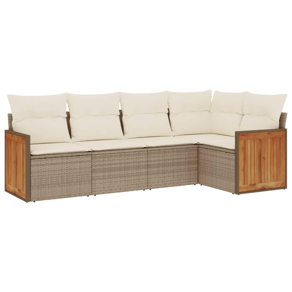 VidaXL Garten sofagarnitur poly-rattan