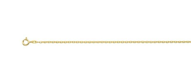 MUAU Schmuck Collier Anker Gelbgold 585, 1.8mm, 70cm