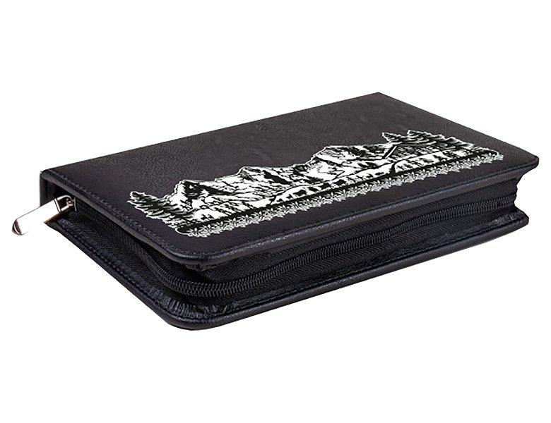 AGM MUELLER Scherenschnitt Jassetui Piquet (22.5x15x4.3cm)