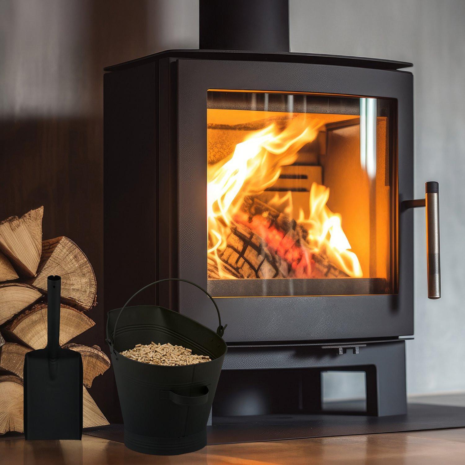 Northio Aschenbecher mit Schaufel 11 l