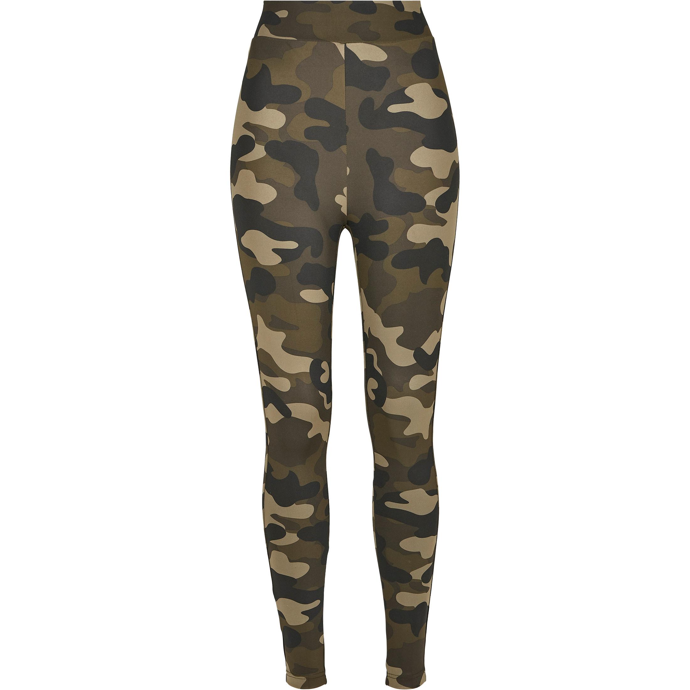 URBAN CLASSICS leggings damen urban classic camo waist