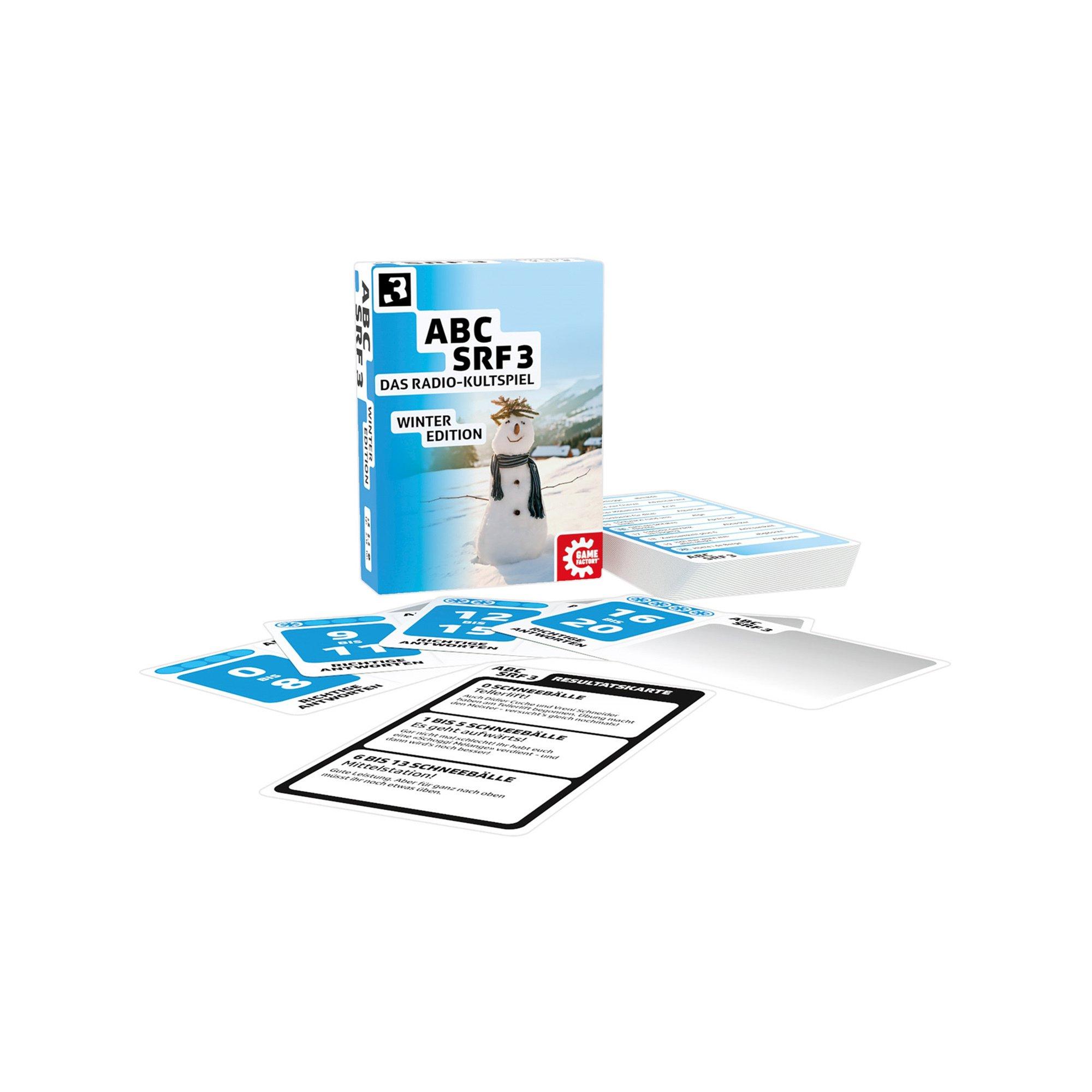 Game Factory ABC Spiel SRF 3 Winter Edition, Deutsch