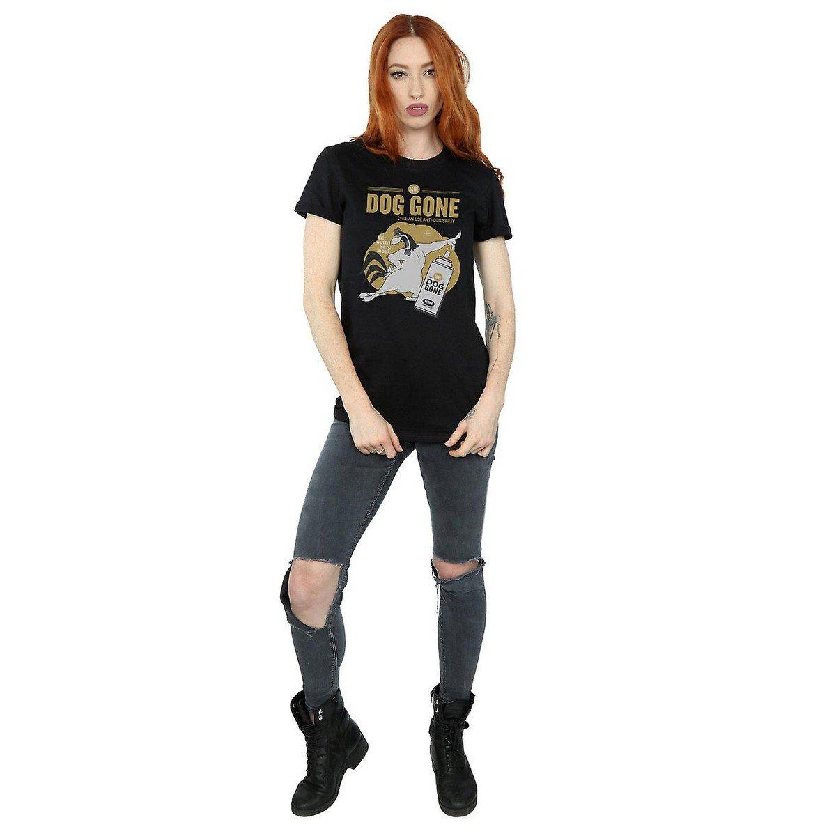 LOONEY TUNES Dog Gone Spray Print T-Shirt
