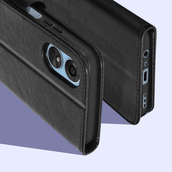 Avizar Klappetui Oppo A17 Schwarz