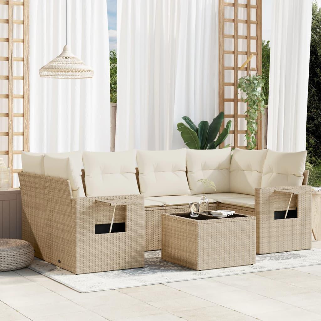 VidaXL Garten sofagarnitur poly-rattan