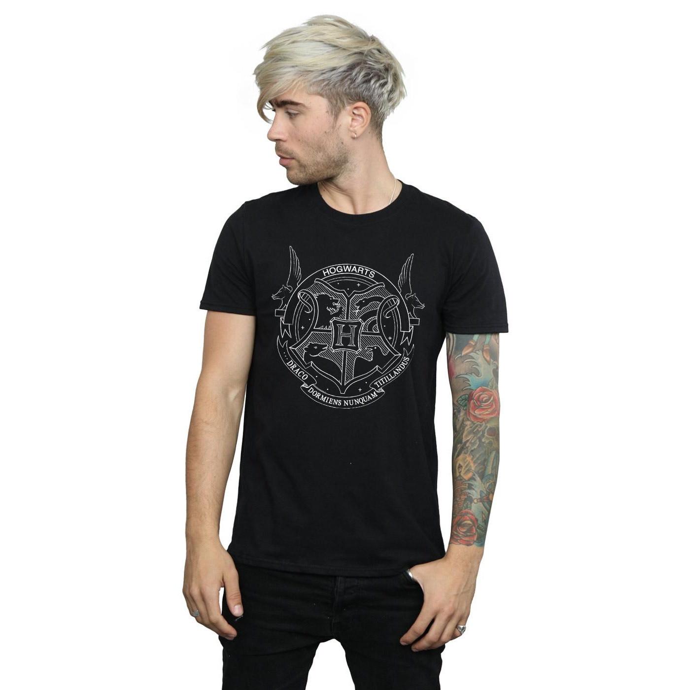 Harry Potter Hogwarts Wappen Kurzarm T-Shirt