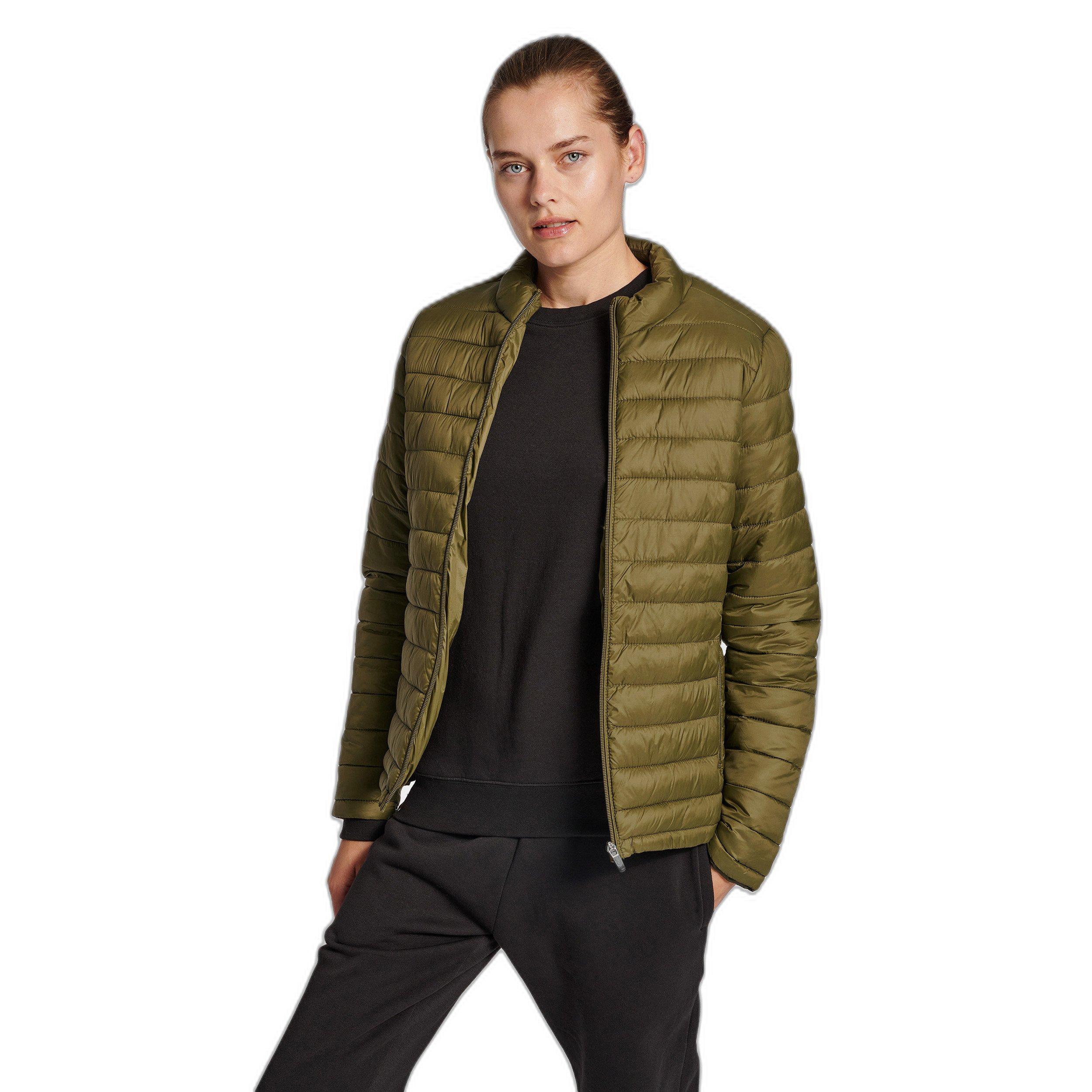 Hummel damen-daunenjacke humme red