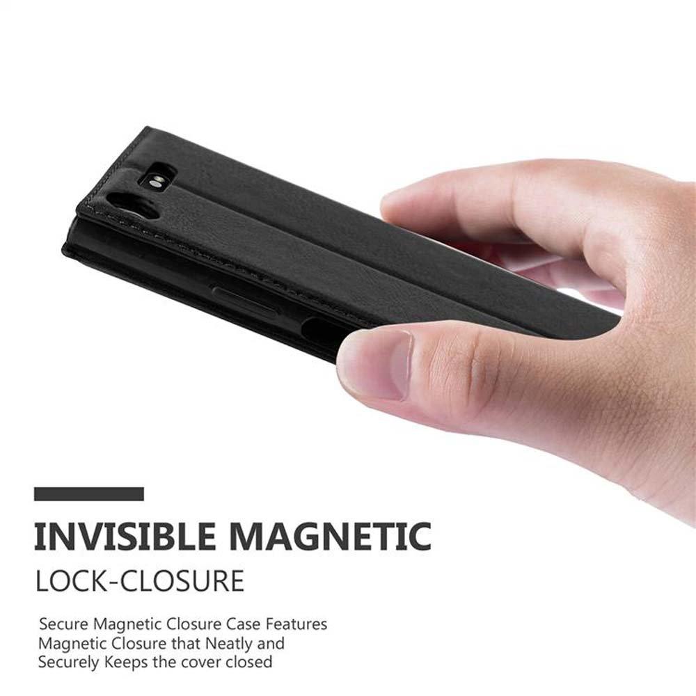 Cadorabo Hülle für Sony Xperia XZ1 Magnetverschluss, Kartenfach