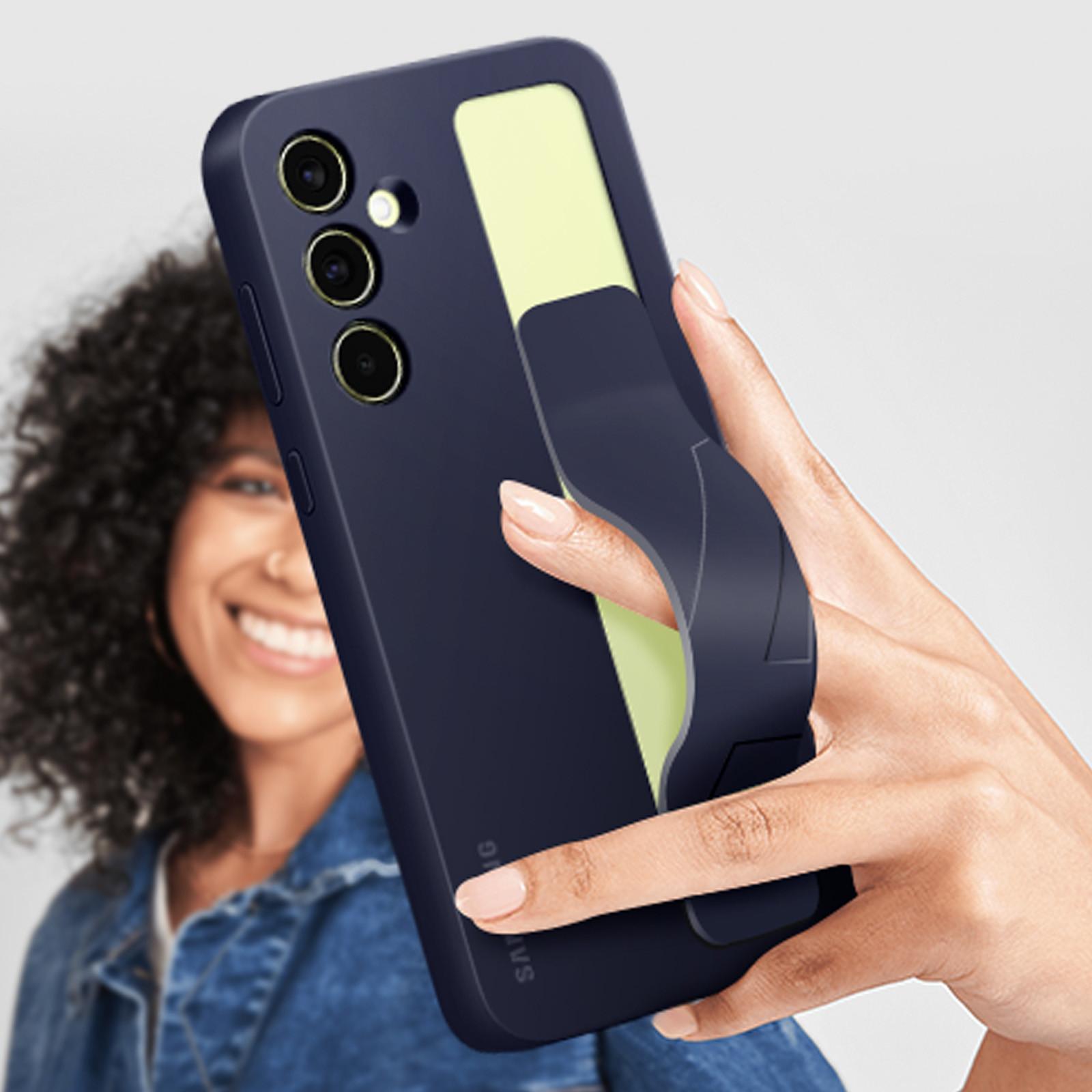 SAMSUNG Original Hülle Galaxy A55 Nachtblau