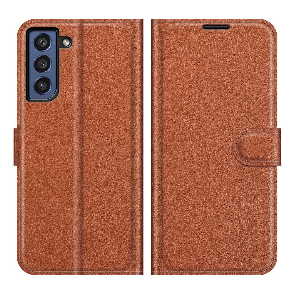Cover-Discount Galaxy S21 FE - Leder Etui Hülle