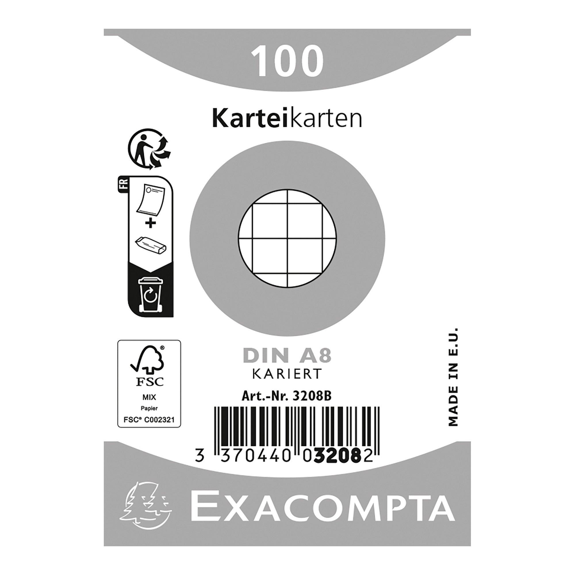 Exacompta Karteikarten