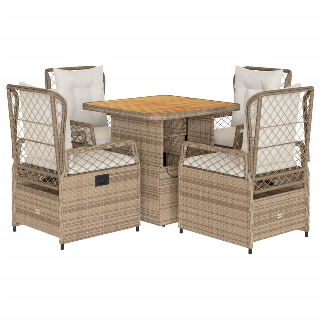 VidaXL Garten essgruppe poly-rattan