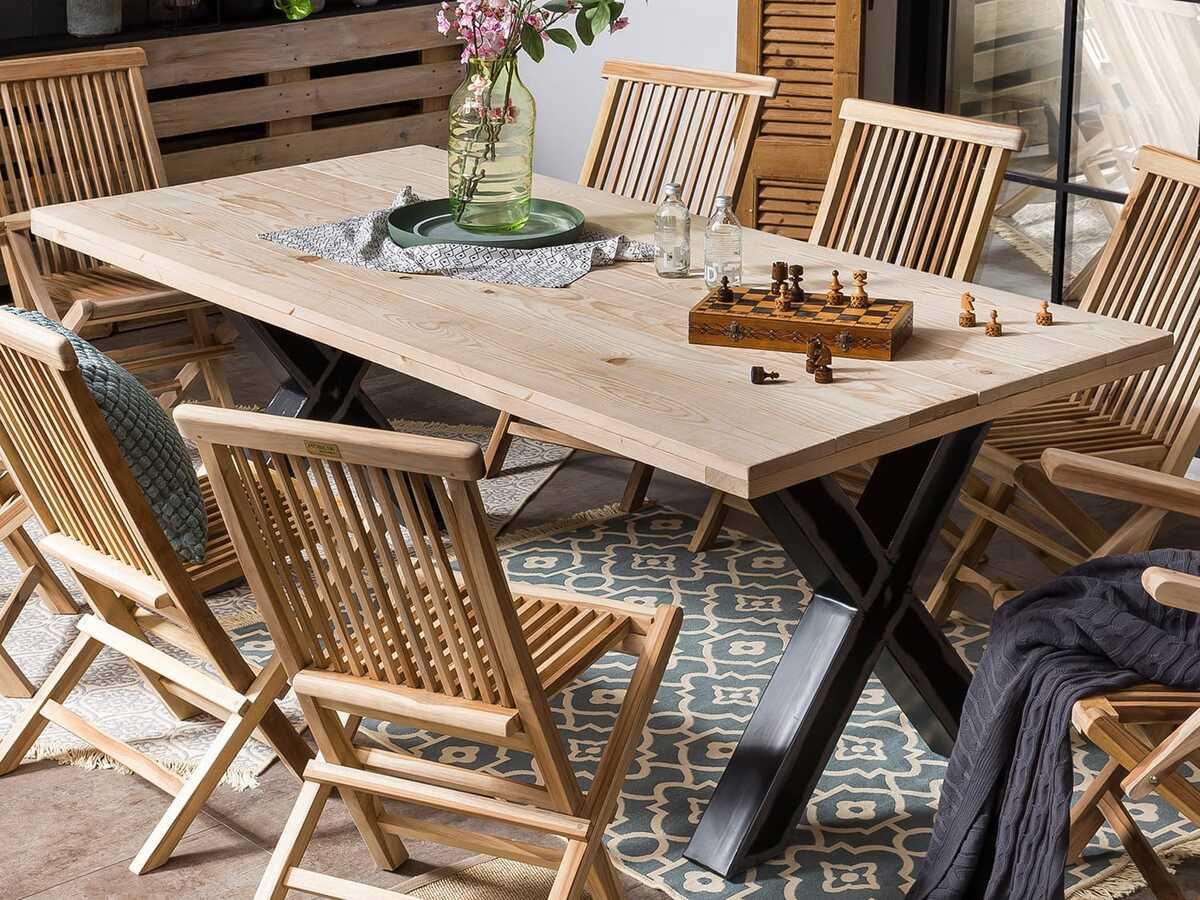 mutoni Esstisch Triana Mango natur 180x100