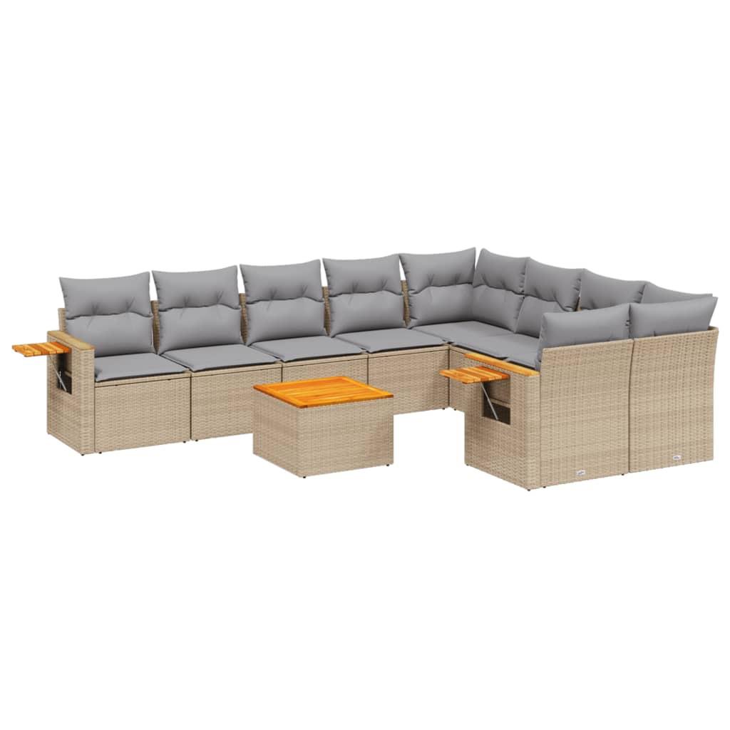 VidaXL Garten sofagarnitur poly-rattan