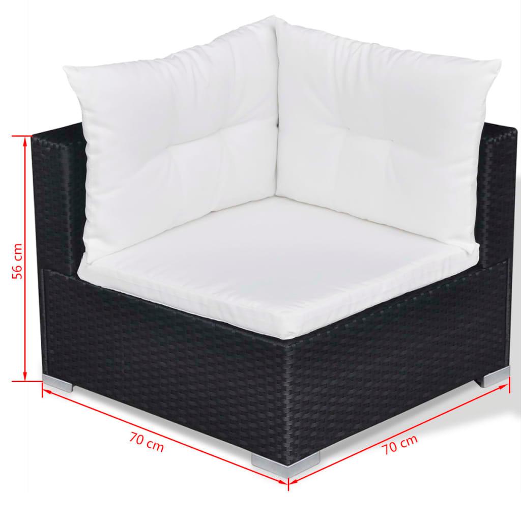 VidaXL Esstisch und stühle poly-rattan