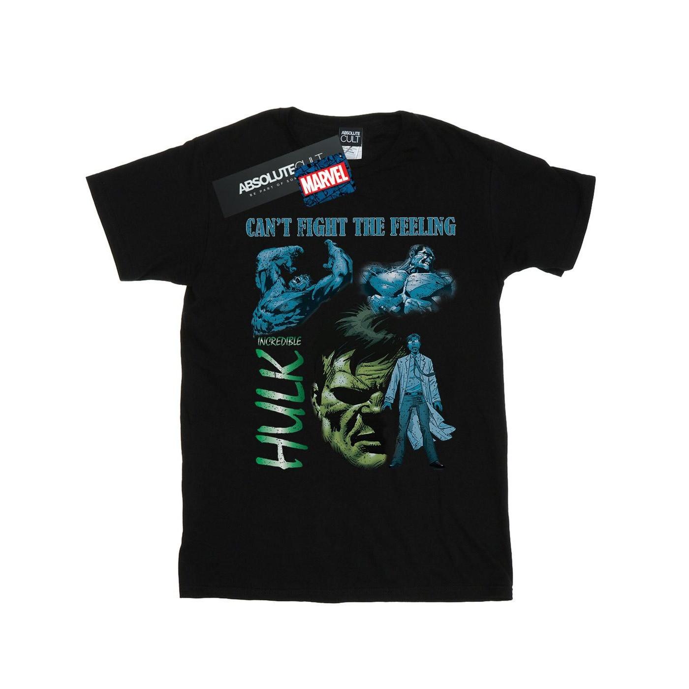 MARVEL Hulk Can't Fight The Feeling Grafikdruck T-Shirt