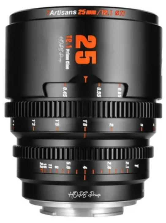 7ARTISANS 7Artisans 25mm T2.1 Prime Cine (Canon RF) Schwarz