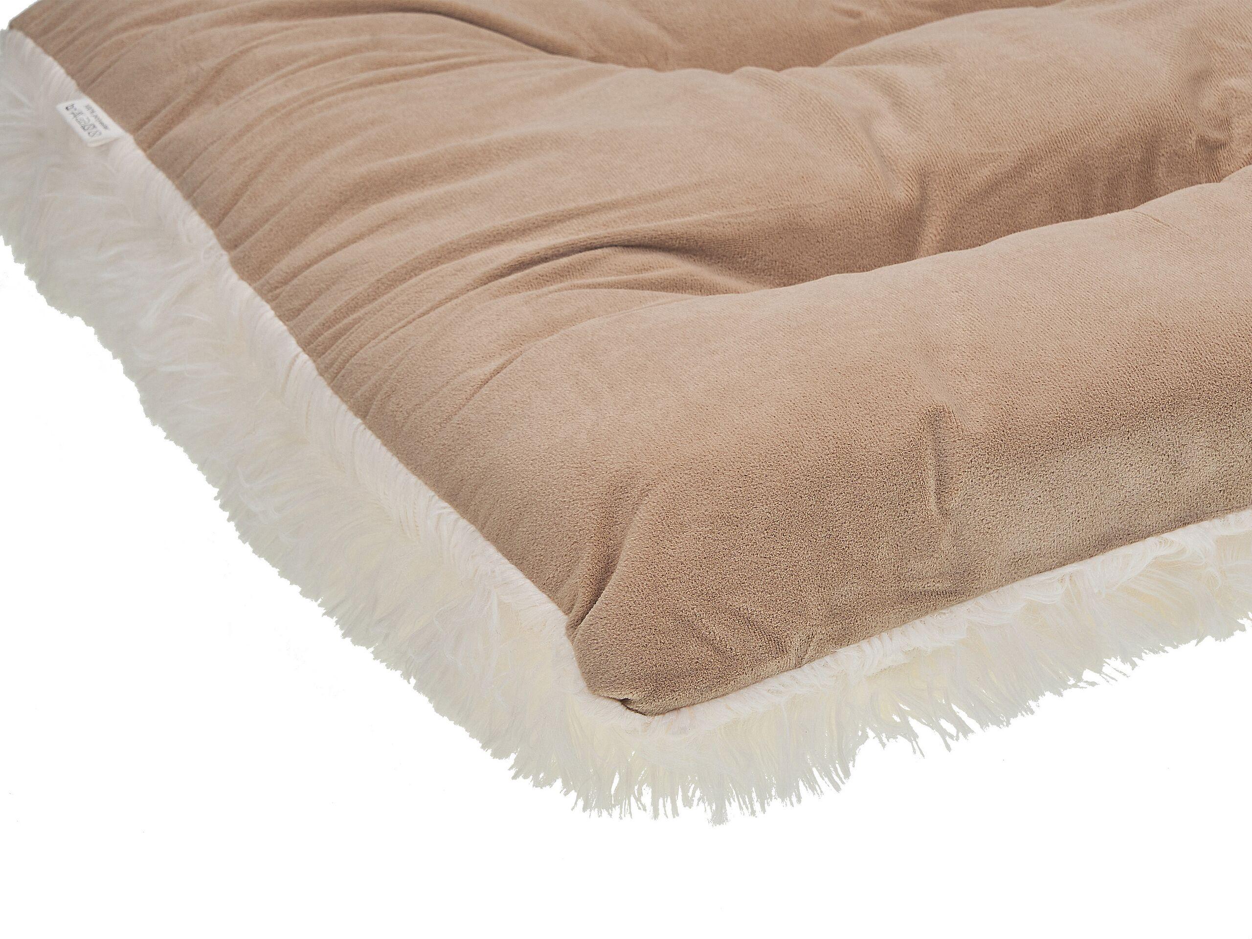 Beliani Tierbett aus Samtstoff Klassisch ERGANI