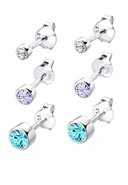 Elli Ohrringe 3Er Set Basic Kristalle