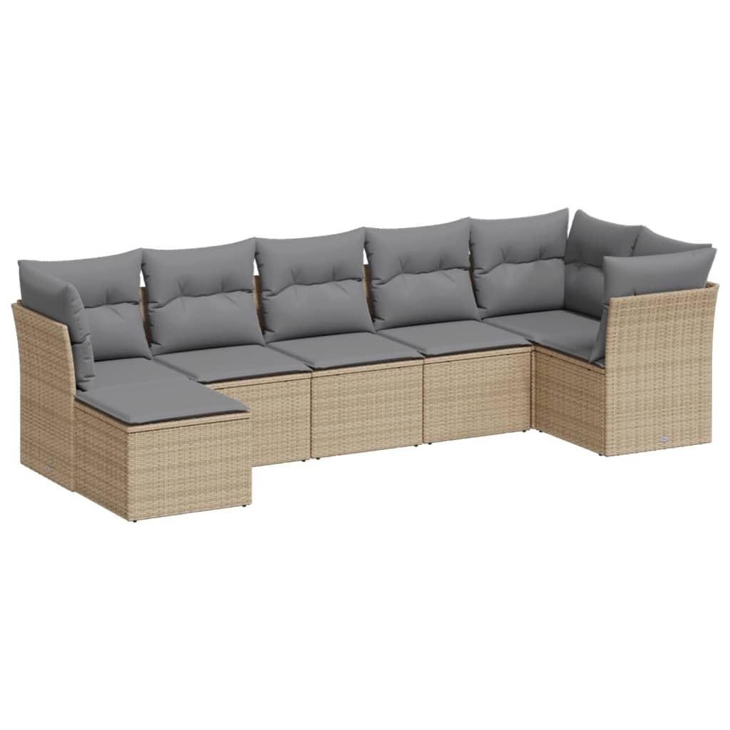 VidaXL Garten sofagarnitur poly-rattan