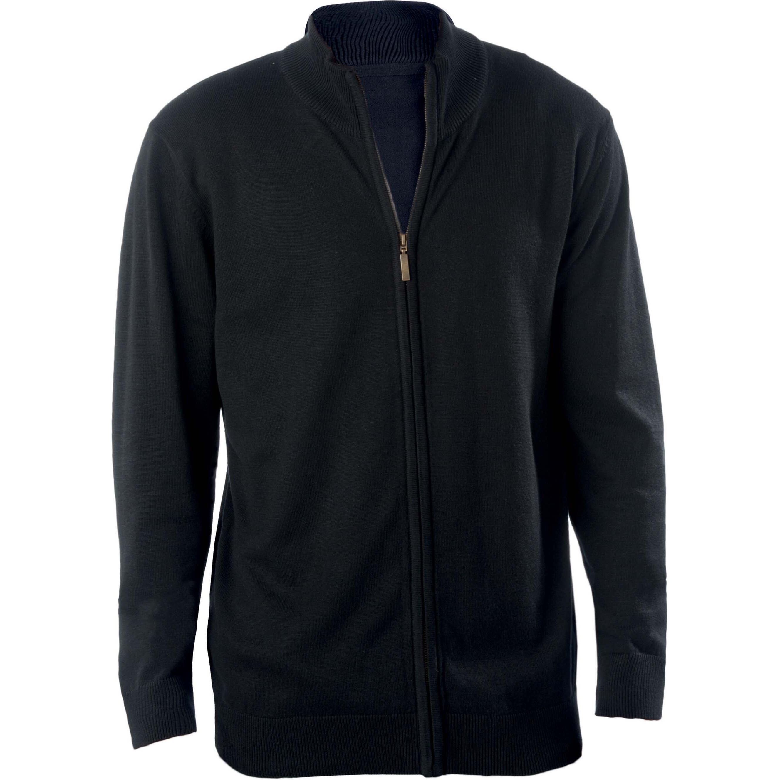 Kariban strickjacke mit reißverschuss ajustée