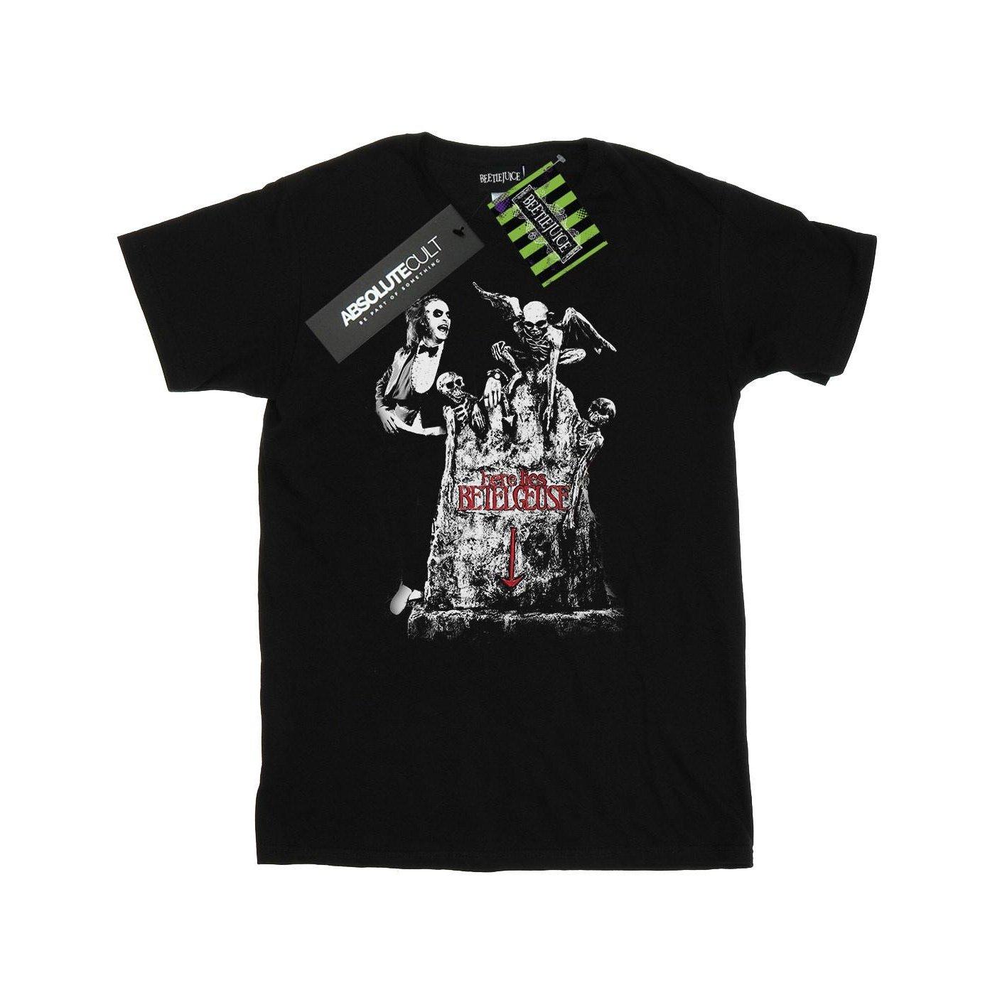 Beetlejuice Grabstein Print T-Shirt