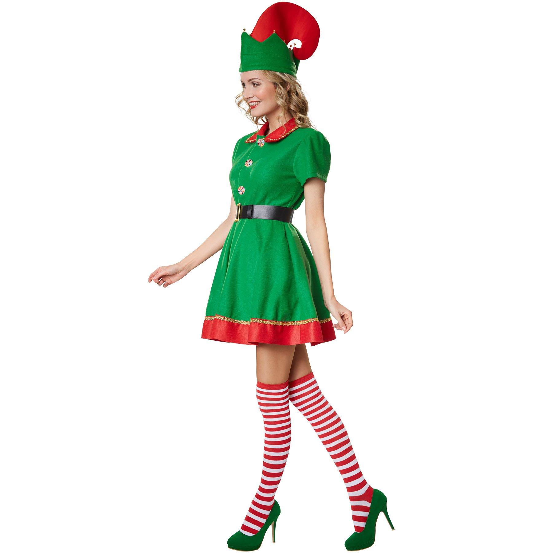 Tectake Frauenkostüm Fleißige Weihnachtselfe