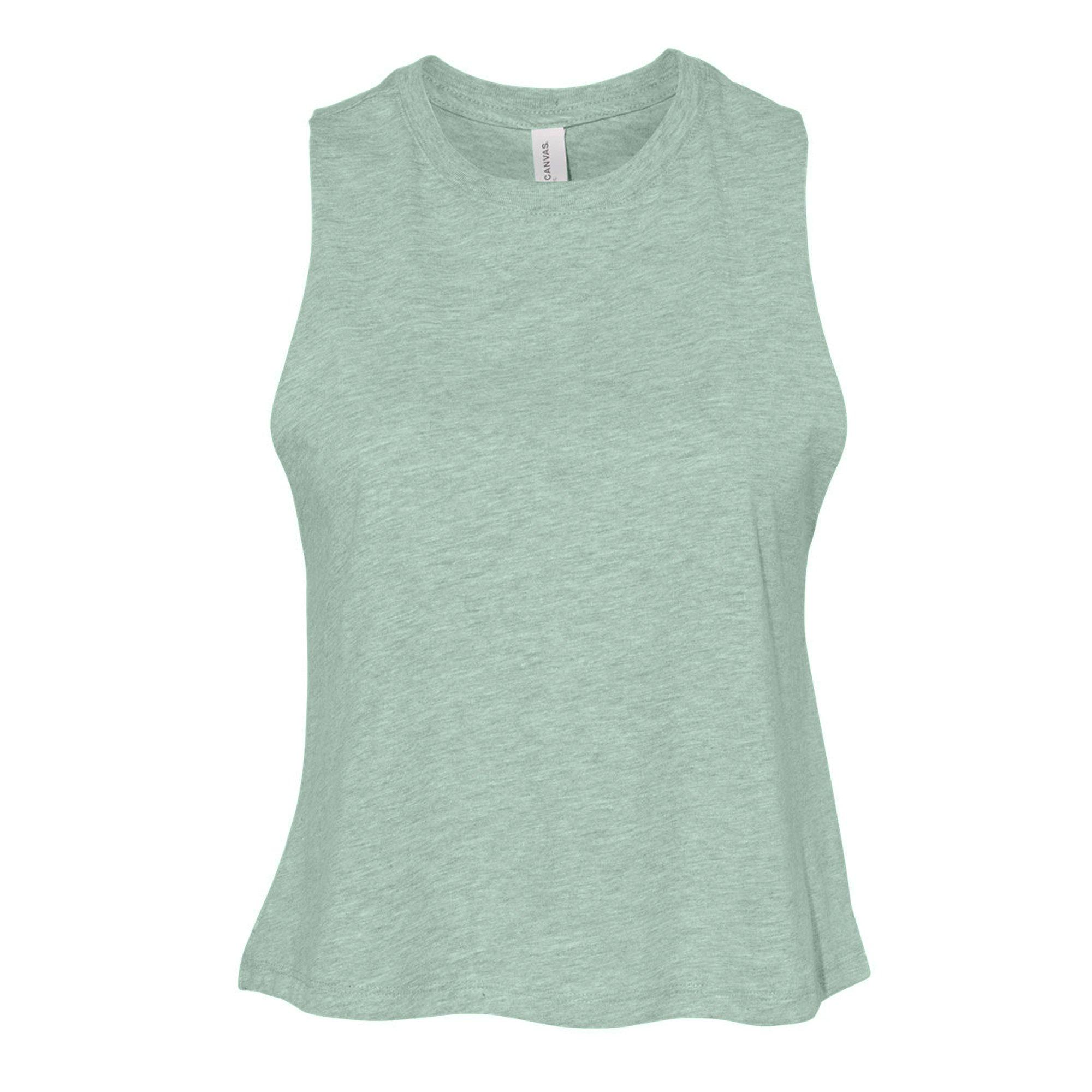 Bella + Canvas Bella Crop Tanktop mit Racerback