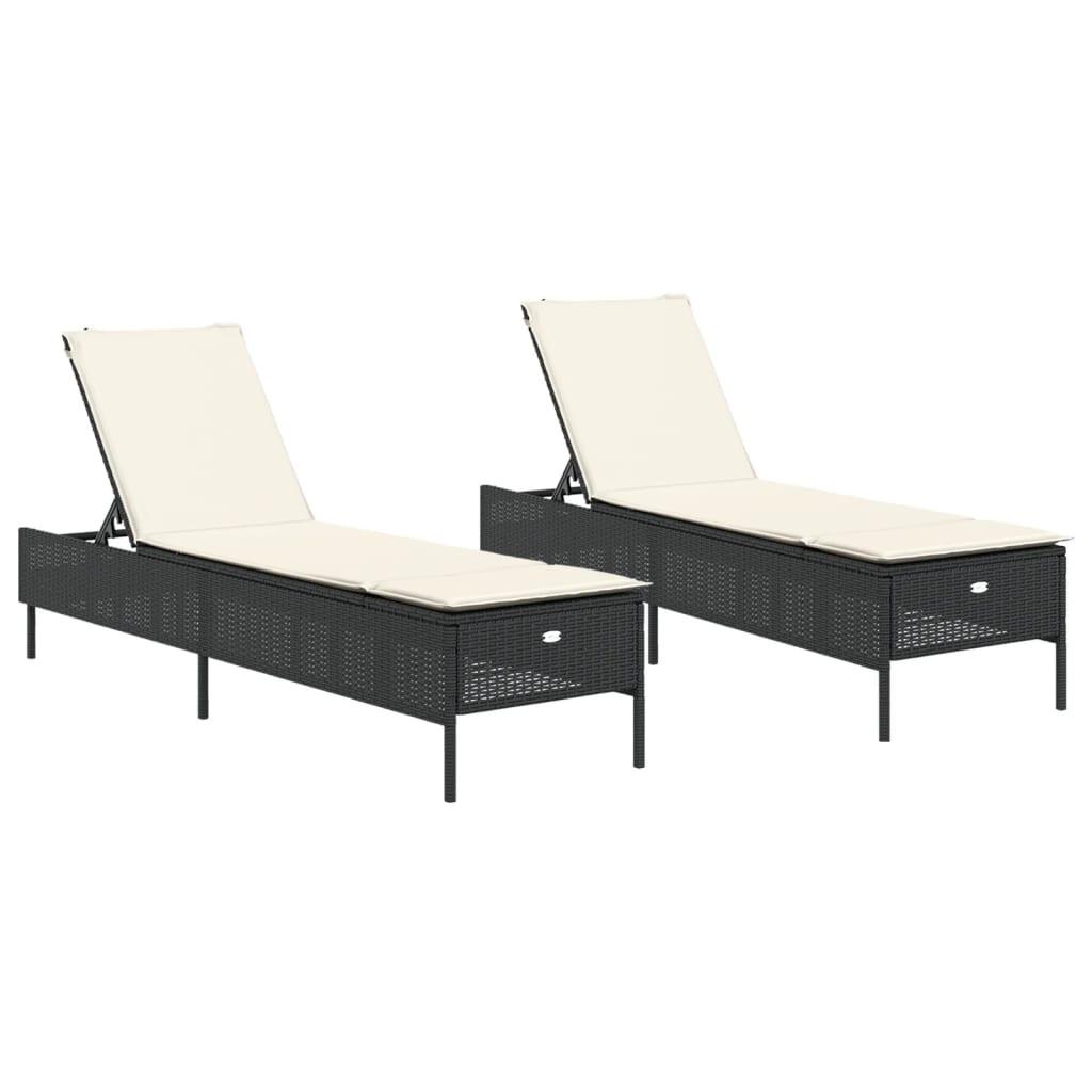 VidaXL Sonnenliege poly-rattan