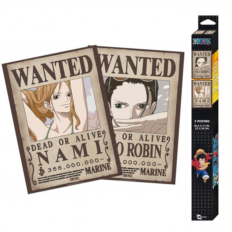 GB Eye Poster - Packung mit 2 - One Piece - Nami & Robin