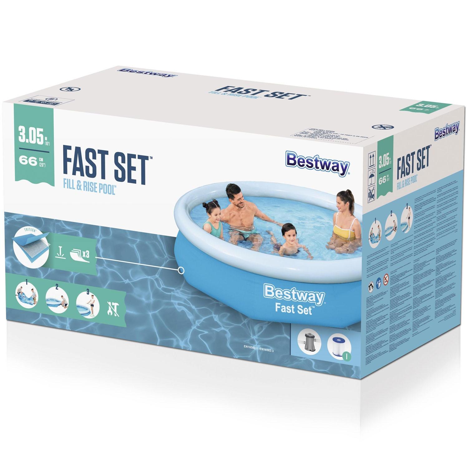 Bestway Fest installierter Pool 3,05 m x 66 cm