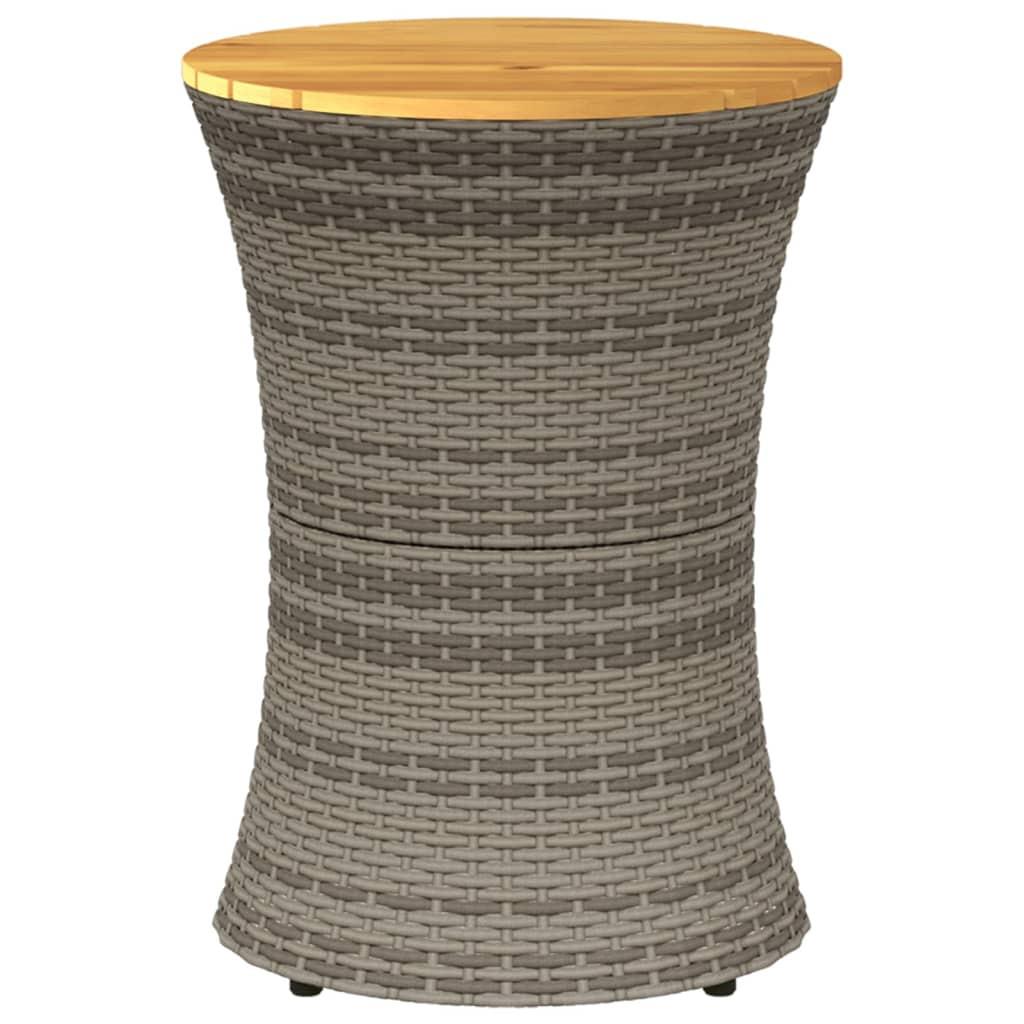 VidaXL Garten beistelltisch poly-rattan