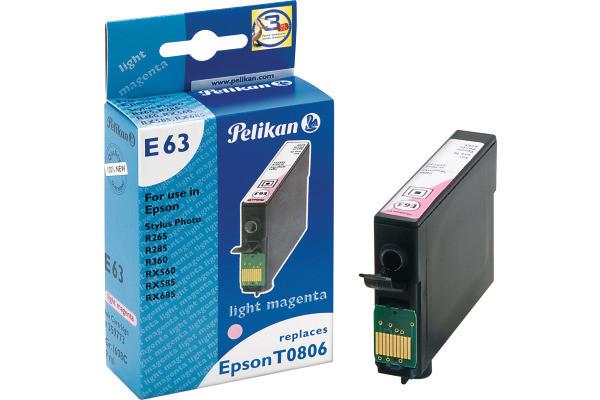 Pelikan PELIKAN Tintenpatrone light magenta T080640PEL zu Epson Stylus R265 9ml