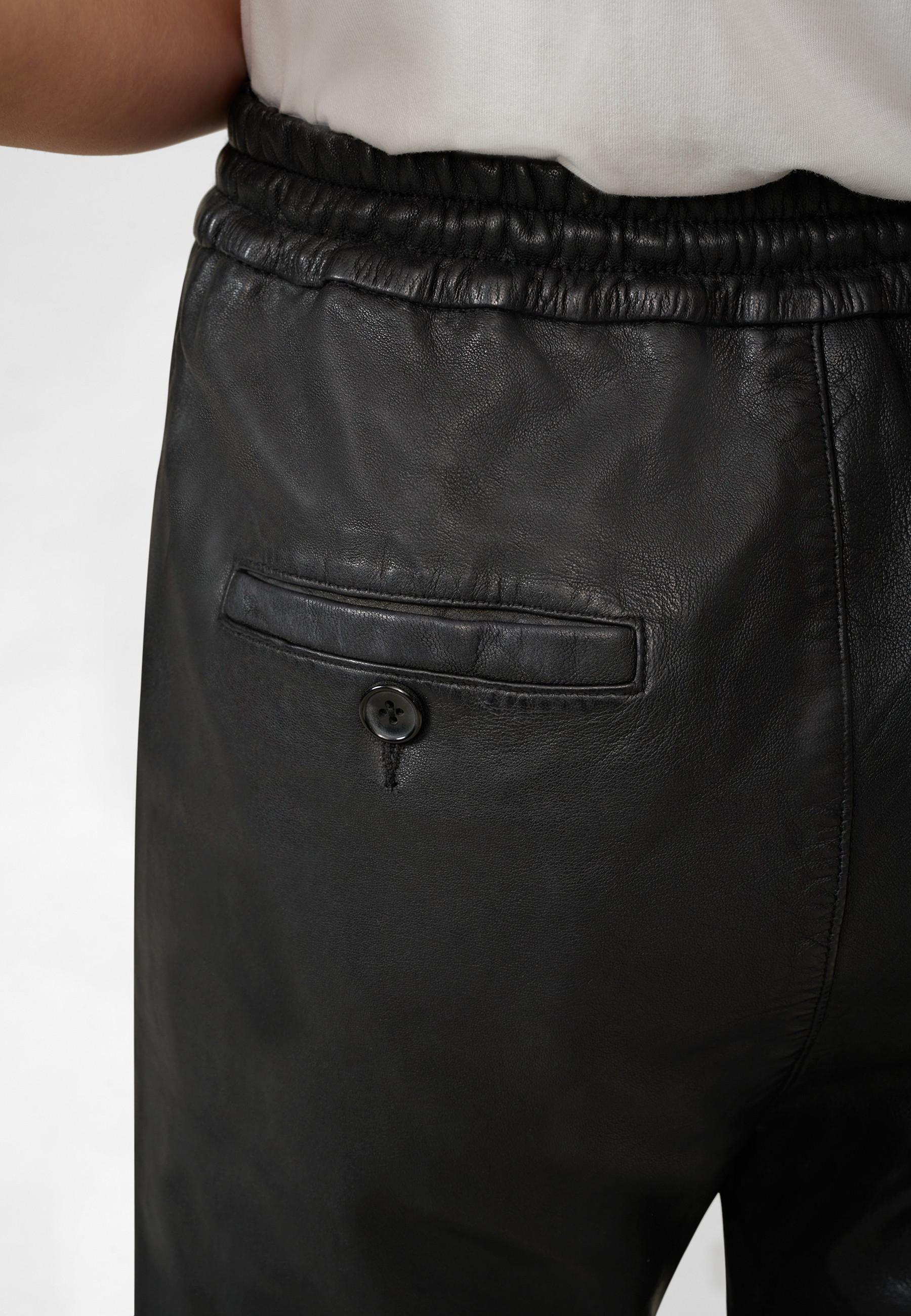 RICANO Emilia Lederhose in Joggpant Optik