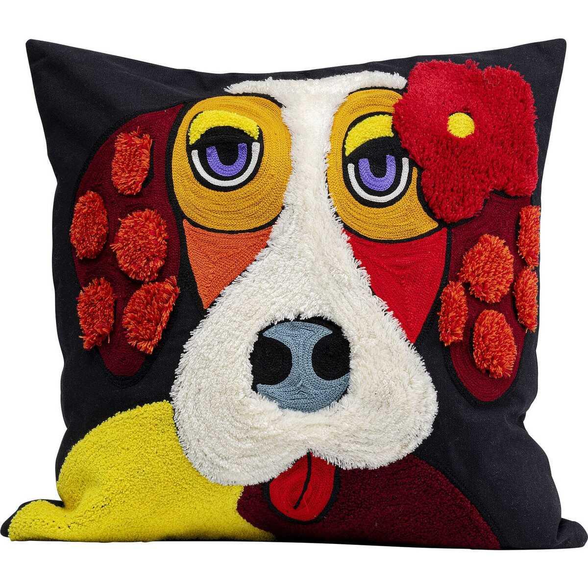 KARE Design Kissen Make Up Dog 45x45