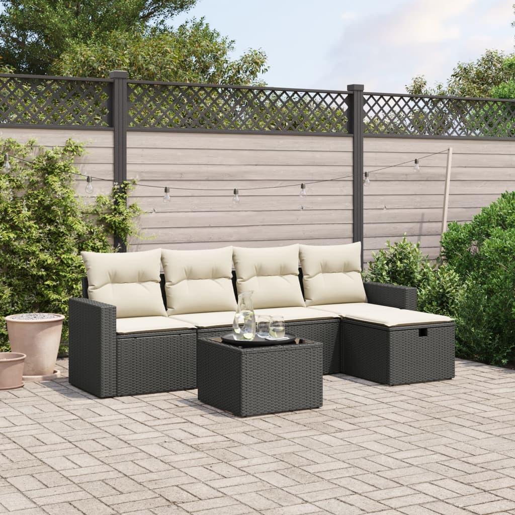 VidaXL Garten sofagarnitur poly-rattan