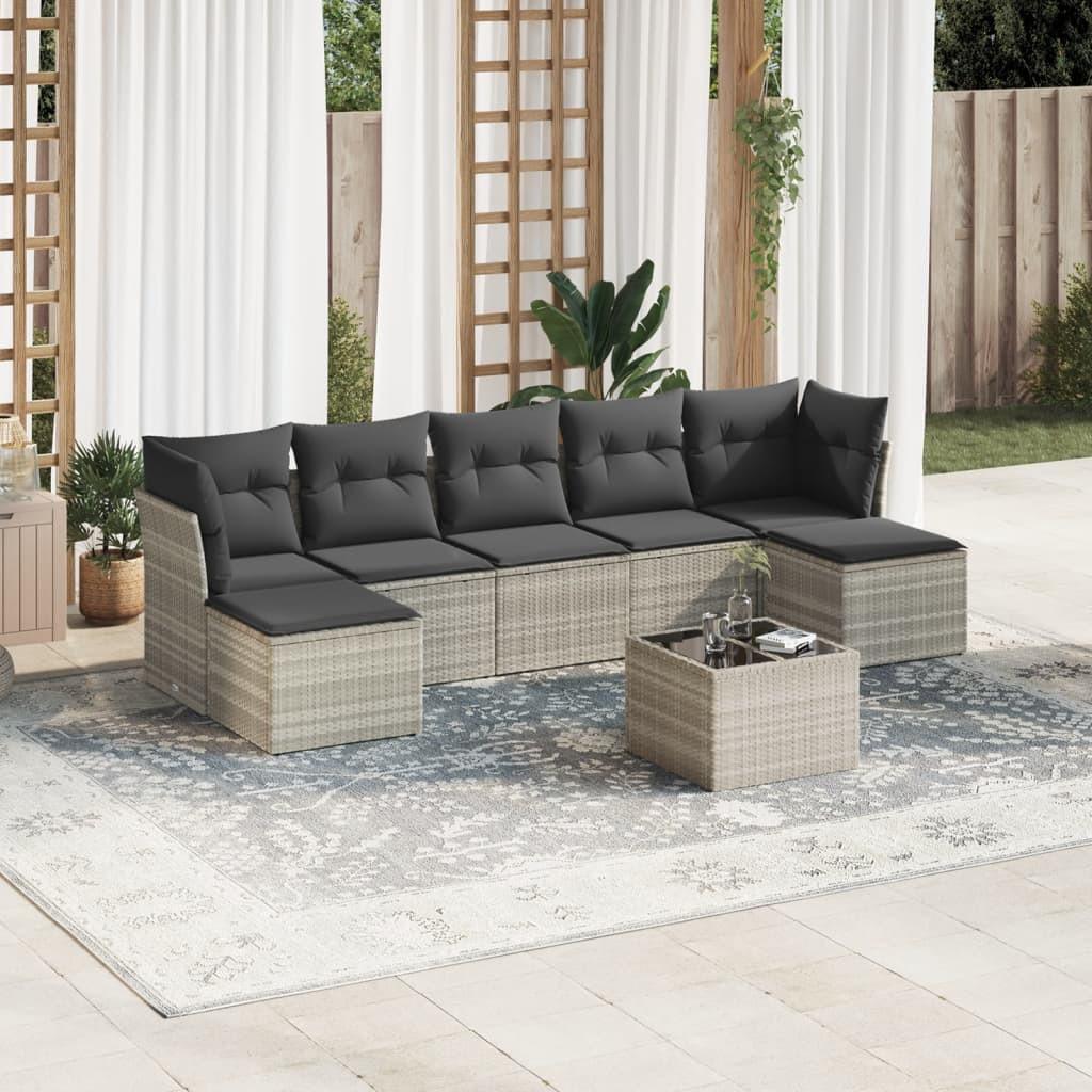 VidaXL Garten sofagarnitur poly-rattan