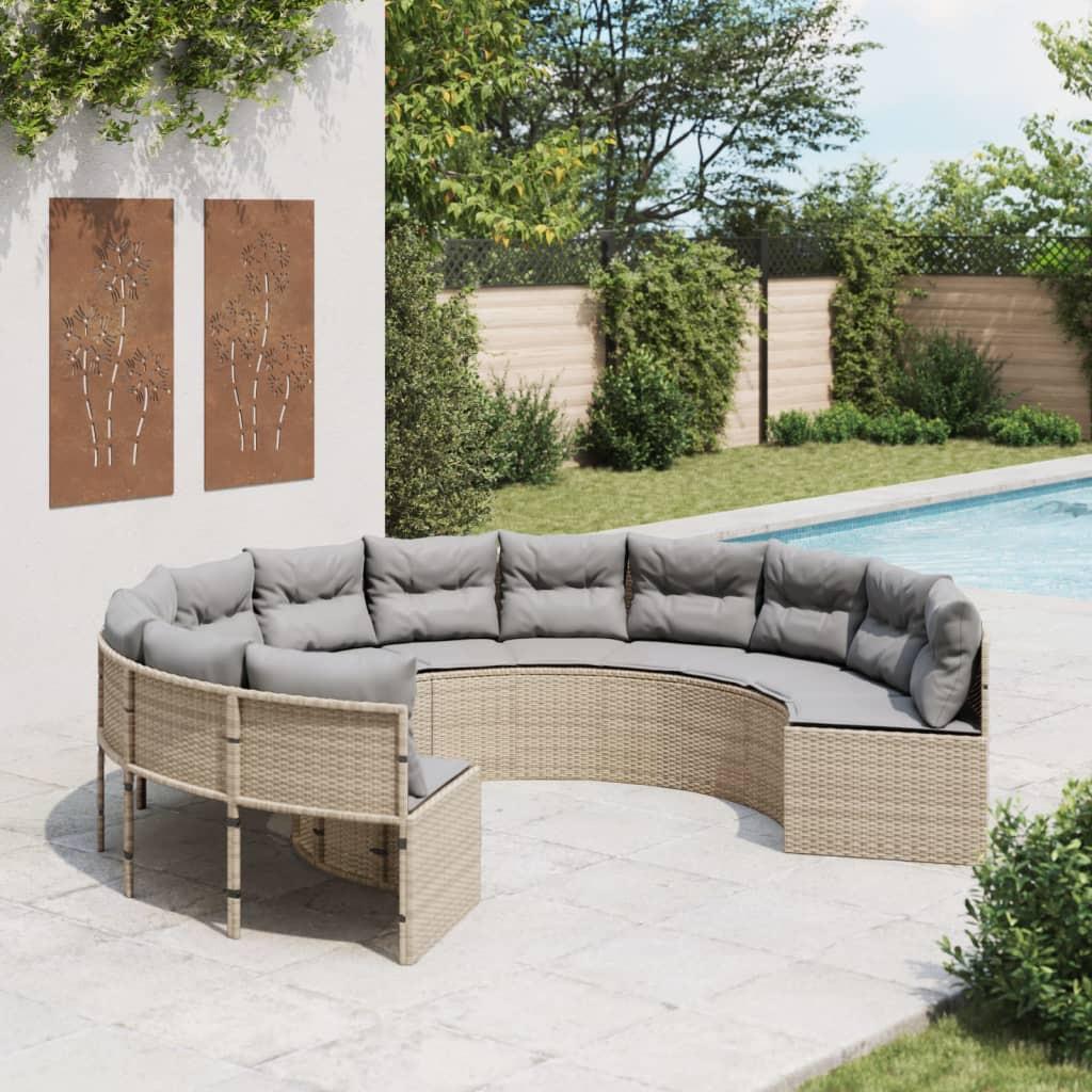 VidaXL Gartensofa poly-rattan